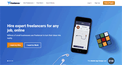 Desktop Screenshot of freelancer.com.au