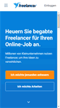Mobile Screenshot of freelancer.de