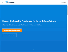 Tablet Screenshot of freelancer.de
