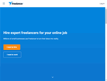 Tablet Screenshot of freelancer.co.za