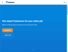Tablet Screenshot of freelancer.co.nz
