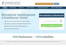 Tablet Screenshot of freelancer.com.br