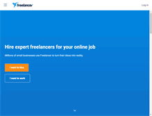 Tablet Screenshot of freelancer.com.jm